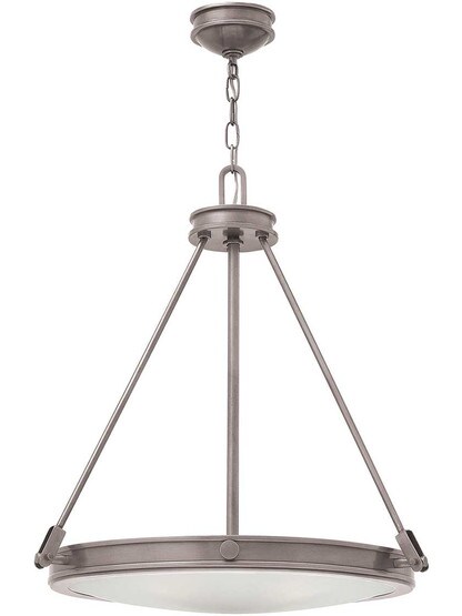 Collier 4-Light Pendant in Antique Nickel.